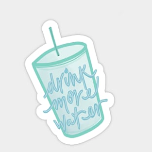 Drink More Water Sticker